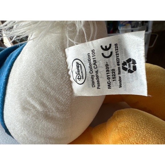 Disney Collection Donald Duck Plush Stuffed Animal Blue Sailor Suit FAC-011309 - Picture 3 of 3